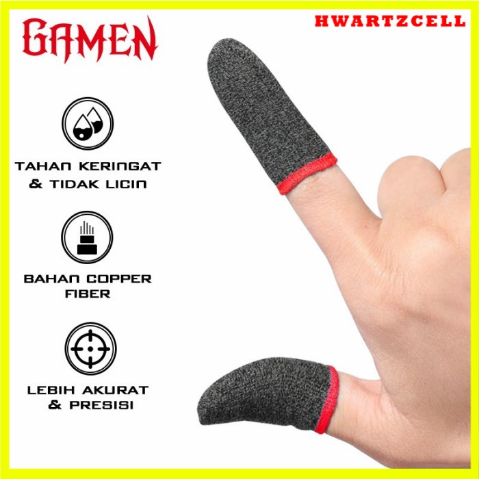 Jual Sarung Tangan Game Jempol Finger Sleeve Gaming PUBG ML By Gamen ...