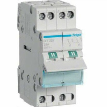 Jual COS/OHM/HAGER CHANGE OVER SWITCH (COS) 2P 25A / MCB OVER SWITCH ...