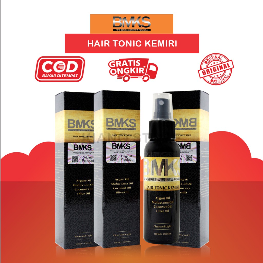 Jual BMKS Hair Tonic Kemiri Original BPOM Menumbuhkan & Menyuburkan ...