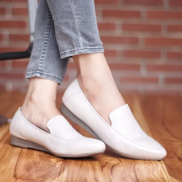 GRANDABLE ANDERSON Sepatu Formal Kerja Flat Casual Slip On Kulit Asli Wanita