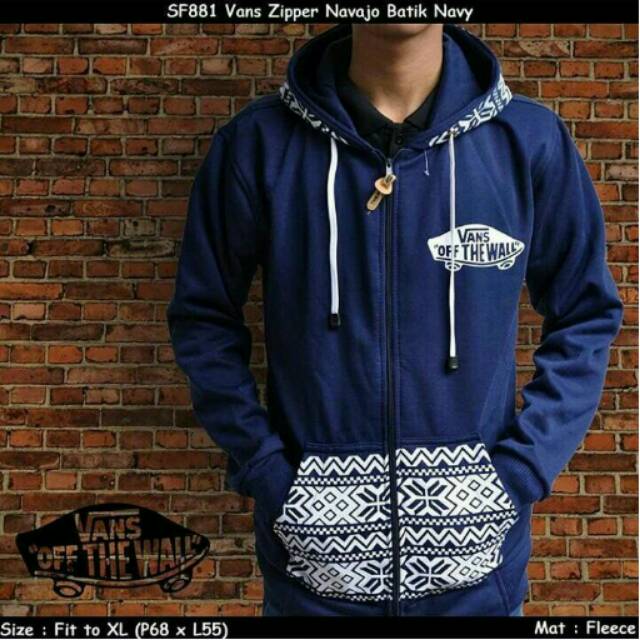 Jaket vans off the wall batik hotsell