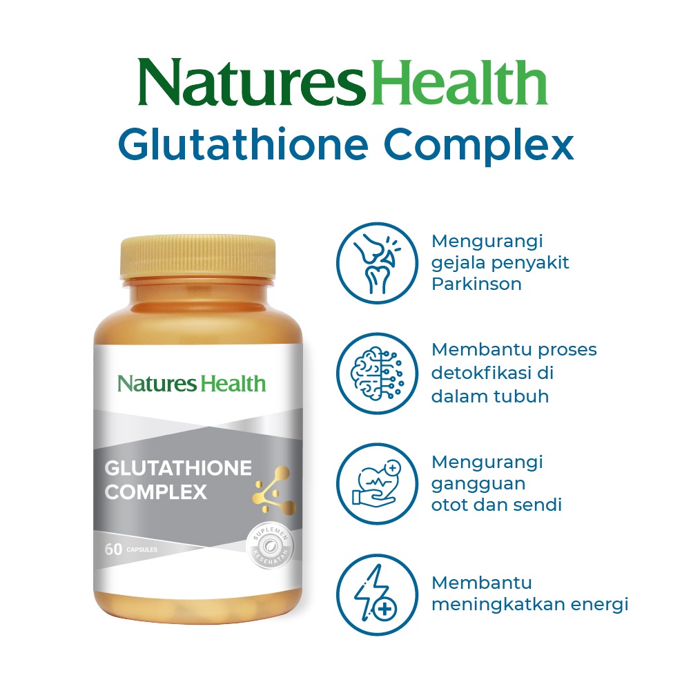 Jual Natures Health Glutathione Complex - 60 Capsules