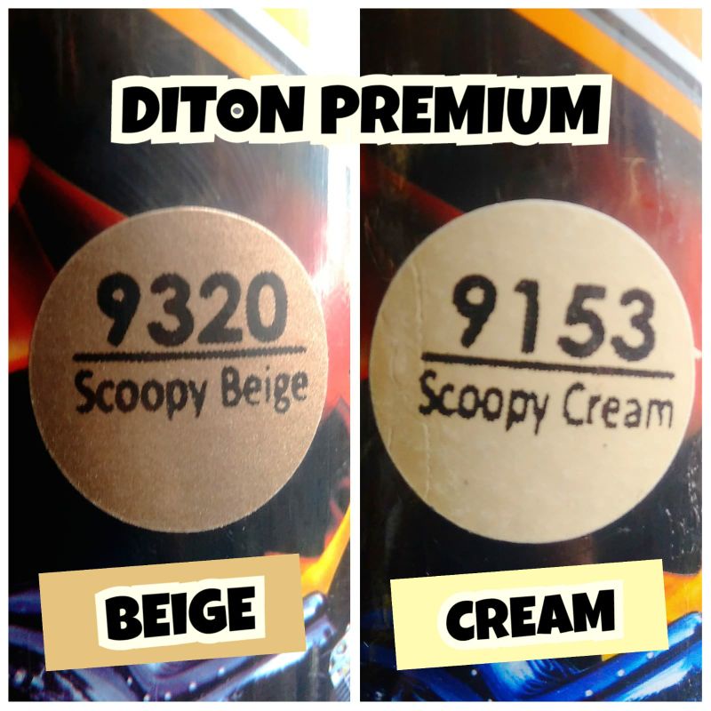Jual CREAM - BEIGE Cat Semprot / Pilok Diton Premium : H9153 - 9153 ...