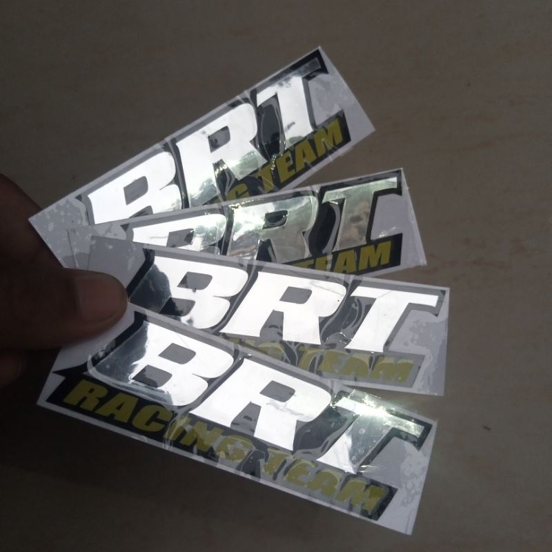 Jual Sticker cutting , Stiker cutting tulisan BRT RACING TEAM | Shopee ...