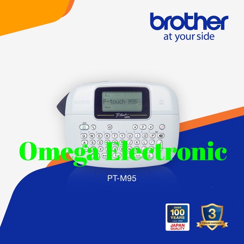 Jual RESMI Brother Label Printer PTM95 Label Maker PT M95 P Touch