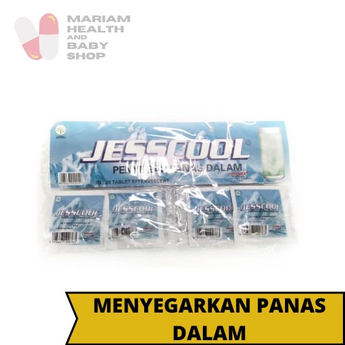 Jual Jesscool Original Renteng isi 20 tablet | Meredakan Panas Dalam ...