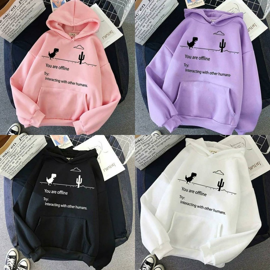 Sweater hoodie wanita clearance shopee