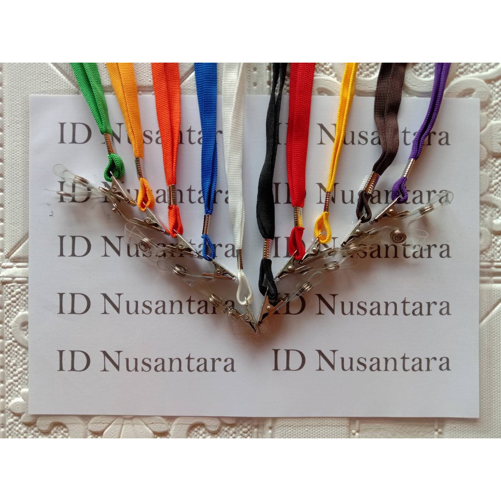 Jual Tali ID Card Jepit Besi / Gantungan ID Card | Shopee Indonesia