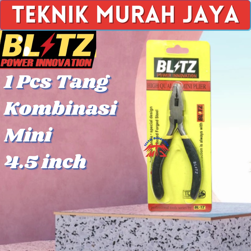 Jual Blitz Tang Mini Inch Lancip Potong Kombinasi Gg Karet Hitam Shopee Indonesia