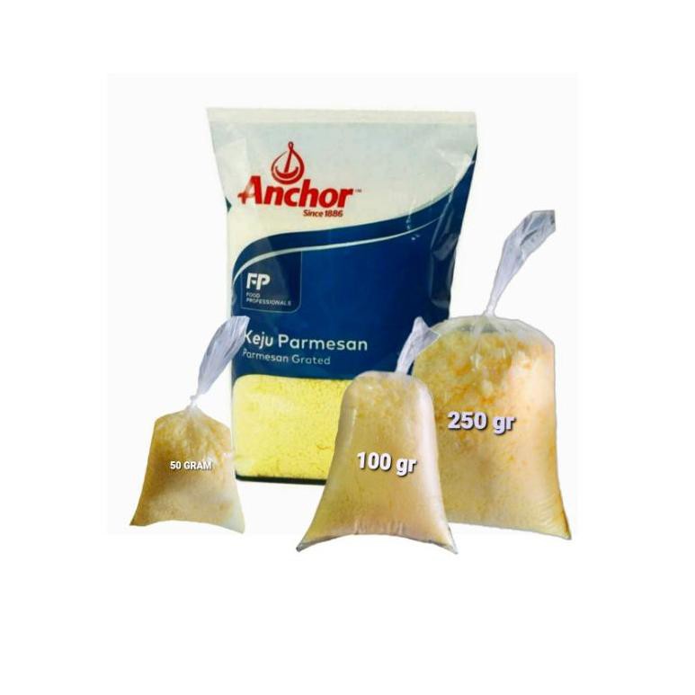 Jual Keju Anchor Parmesan Cheese Parmesan Rep 100gr Shopee Indonesia