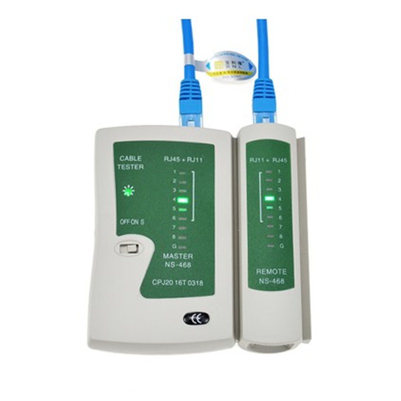 Jual Tester RJ45 RJ11 network cable network phone line tester dual-use ...
