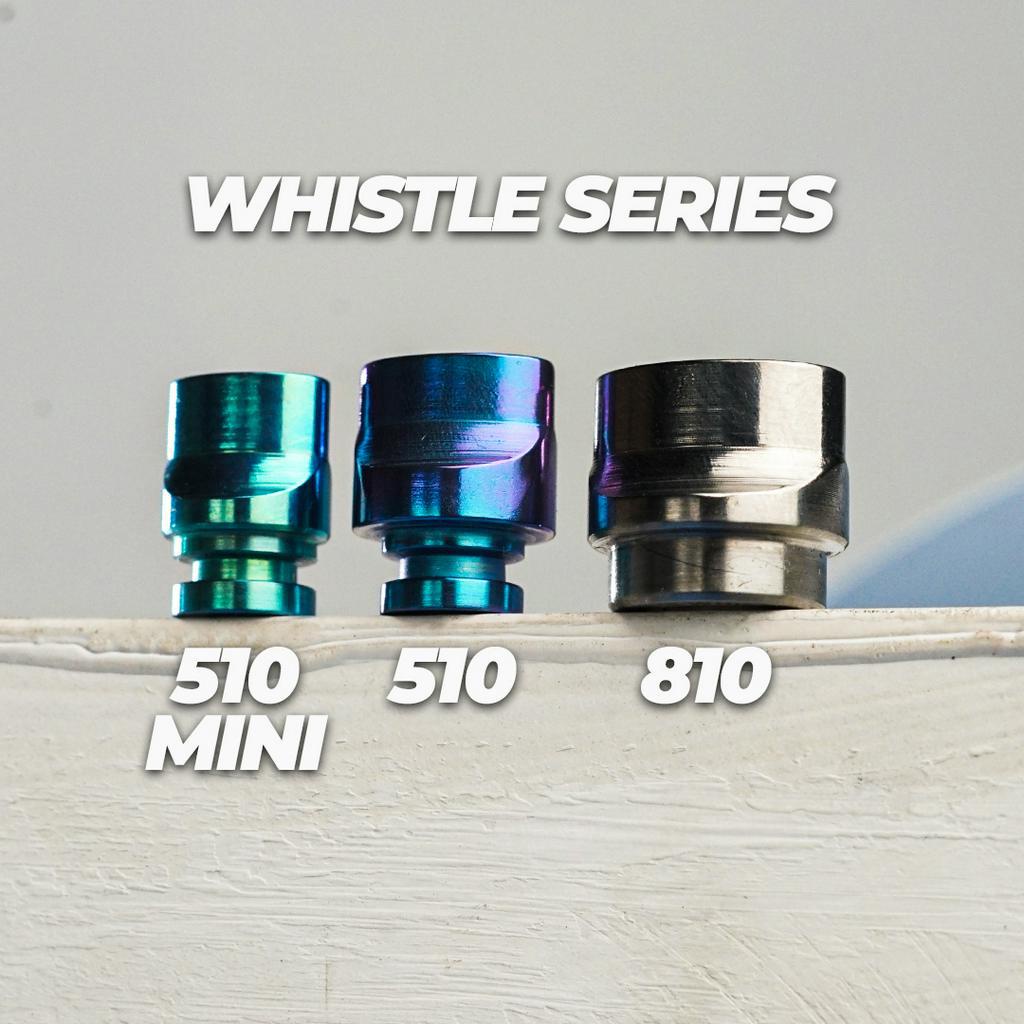 Jual Famles Drip Tip Titanium Driptip Wistle 510 Mini , Whistle 510 Lo
