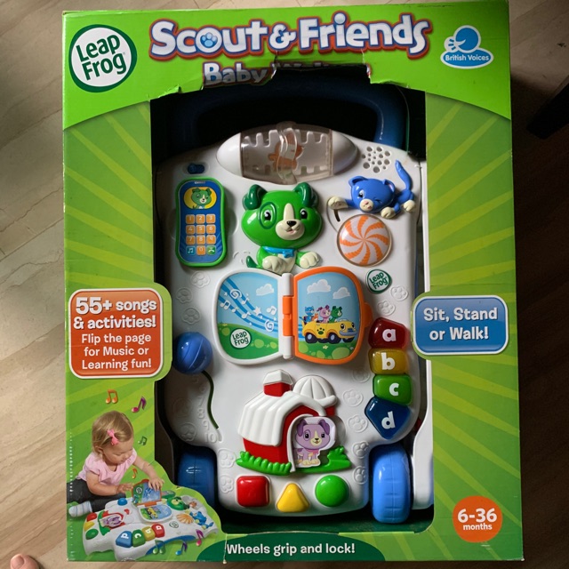 Leapfrog scout and clearance friends baby walker