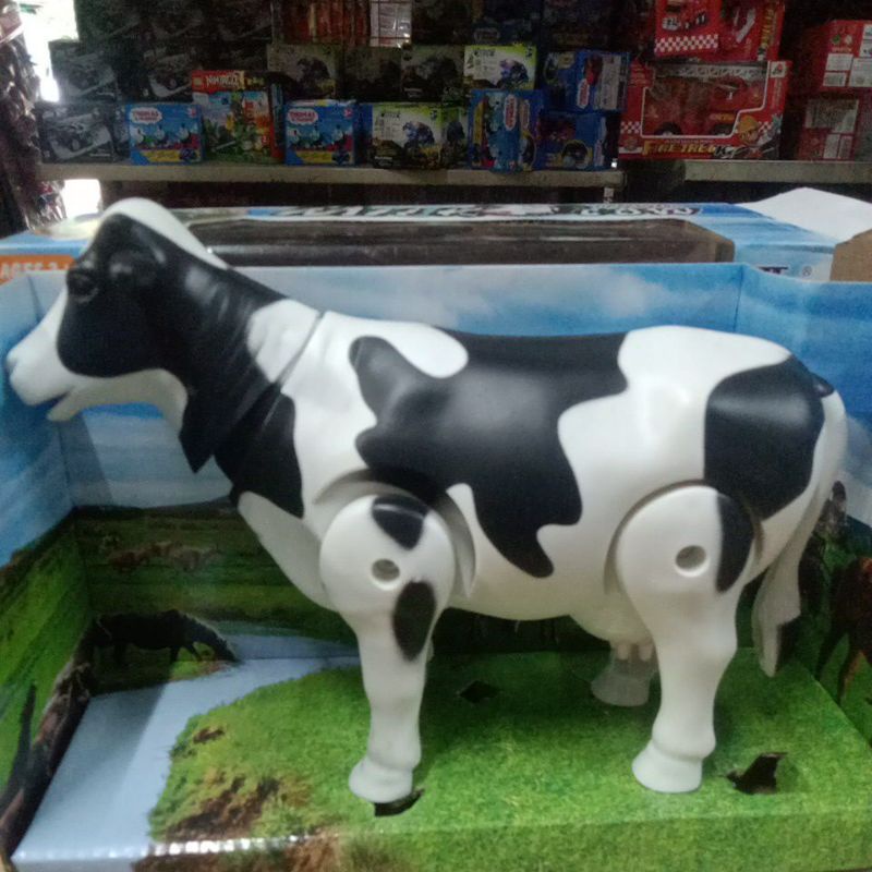 Jual mainan sapi bisa berjalan,memperknalkan kepada anak edukasi anak ...