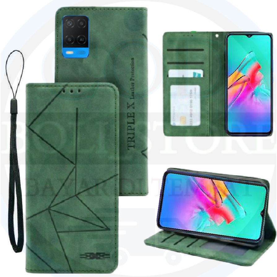 Compatibile con OPPO A94 5G Cover Libro con Disegni Custodia Portafoglio in PU Pelle Completa Protettiva Caso Magnetica Flip Wallet Case - Estate