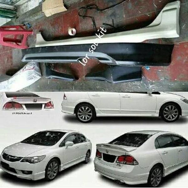 Jual BUMPER bodykit honda civic fd 2009 2010 2011 2012 modulo Shopee