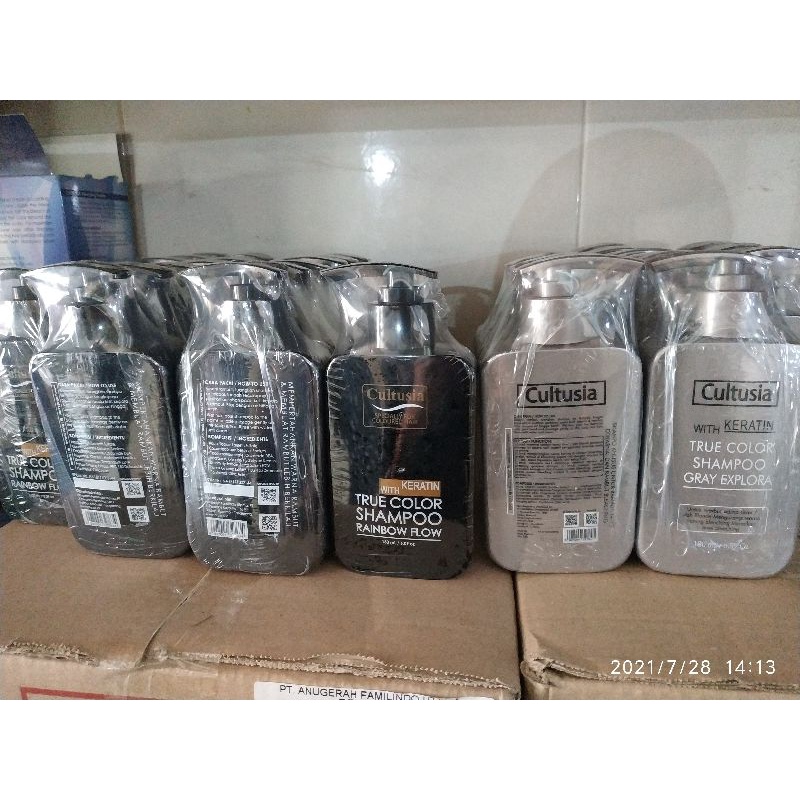 MURAH NYA - cultusia shampoo gray  & rainbow 180gr