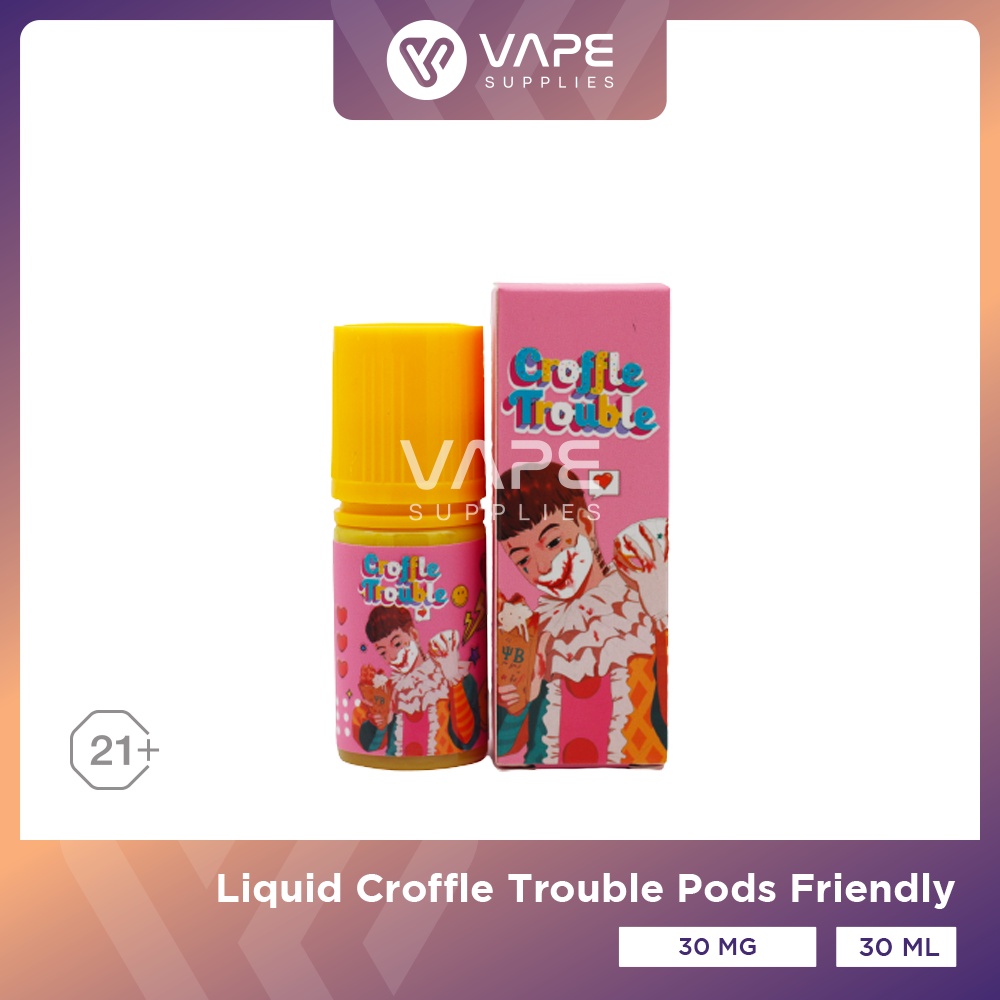 Jual Liquid Croffle Trouble Pods Friendly 30ml Reza Arap Ybrap