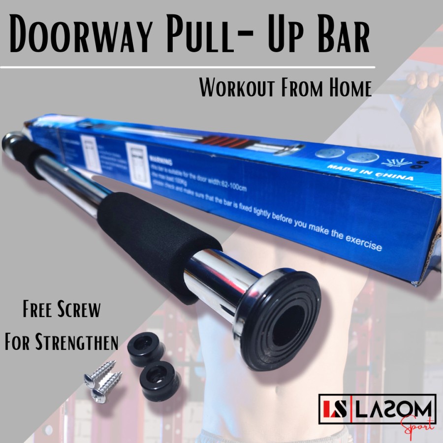 Jual Doorway Pull Up Bar Chinning Bar Alat Pull Up Olahraga Pintu