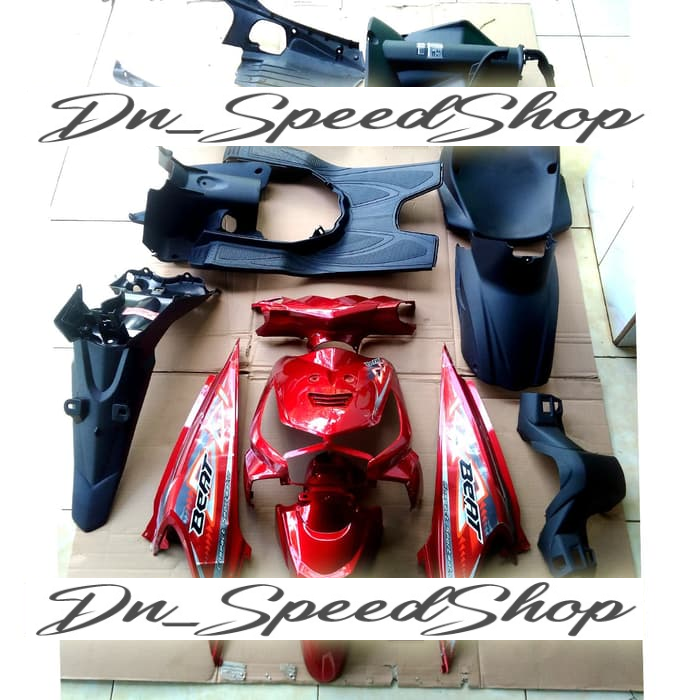 Jual Body honda beat karbu tahun 2008-2012 warna merah | Shopee Indonesia