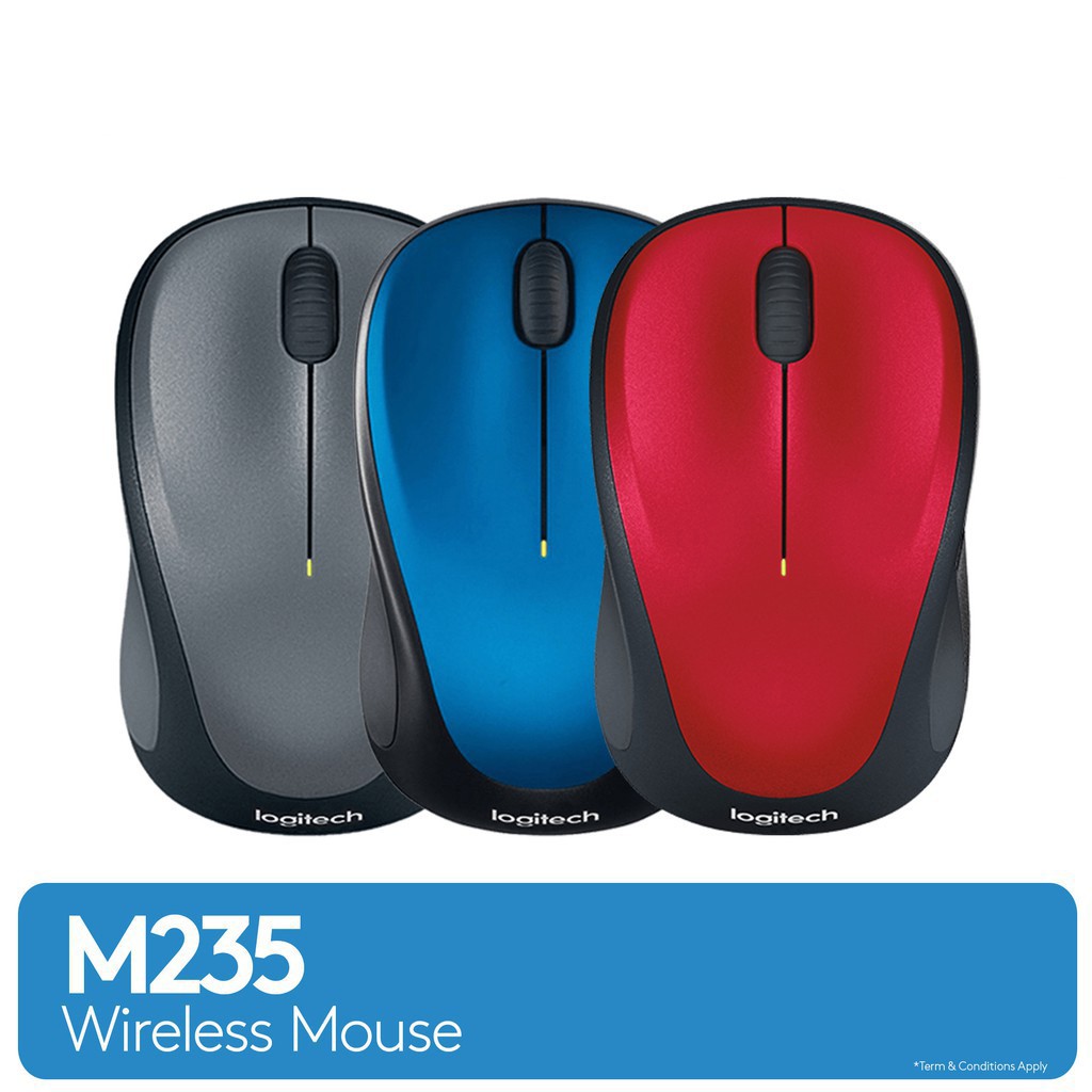 Jual LOGITECH WIRELESS MOUSE M235 | Shopee Indonesia