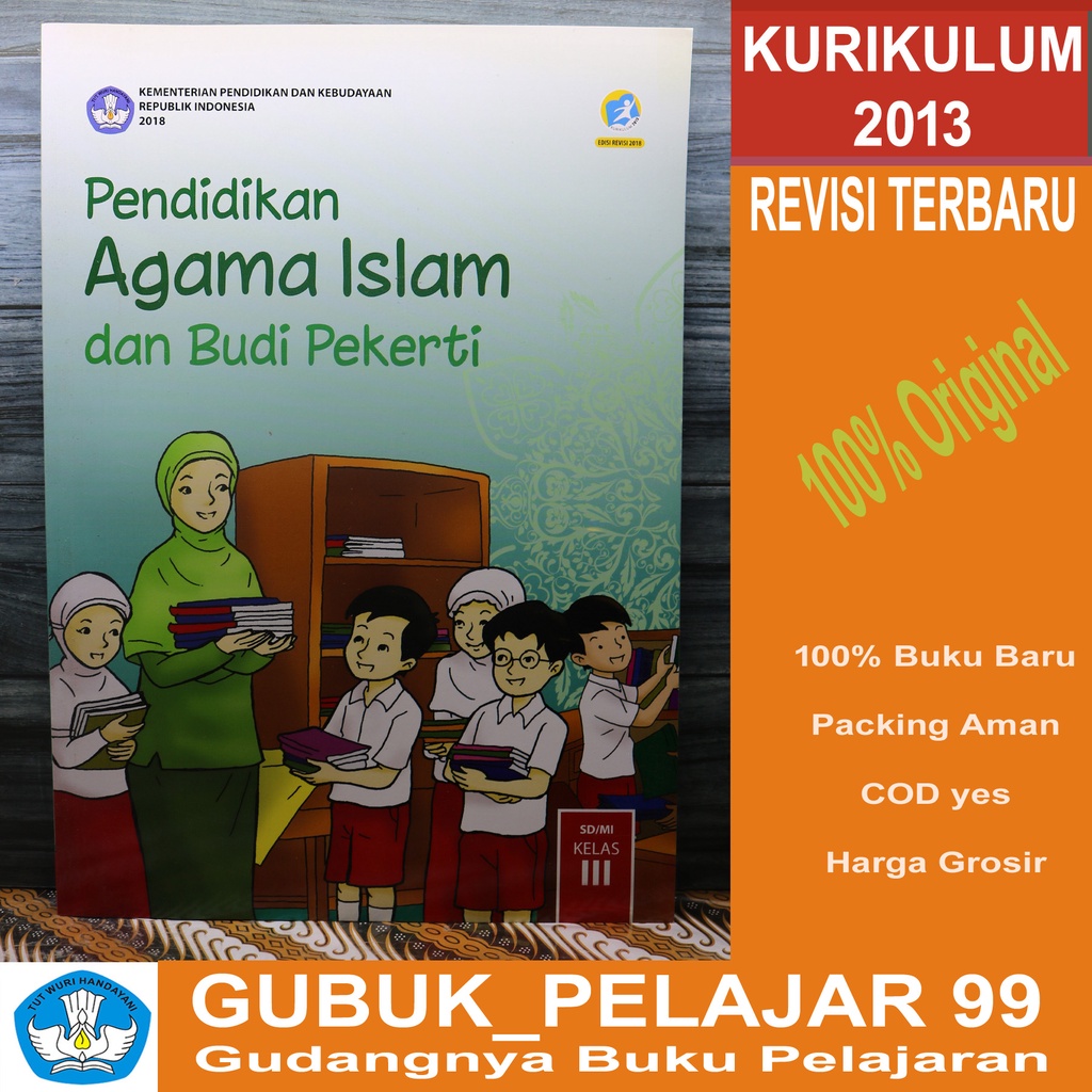 Jual Buku Siswa Pendidikan Agama Islam SD Kelas 3 KEMENDIKBUD | Shopee ...