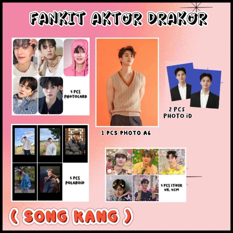 Jual Fankit Song Kang / Fankit Aktor Drama Korea / Fankit Aktor Drakor ...