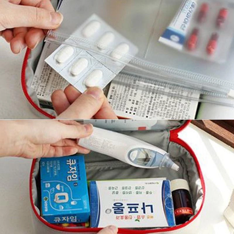 Tas P3K First Aid Kit untuk Mobil & Rumah! Pouch Obat Kesehatan