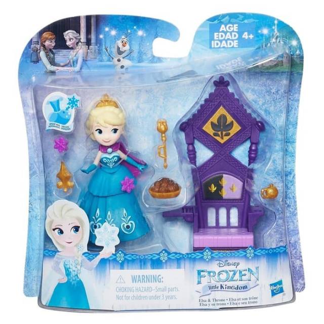 Jual Hasbro Disney Princess - Frozen Little Kingdom Elsa and Throne ...