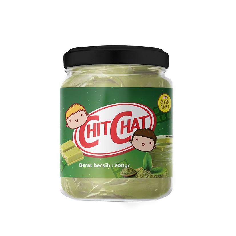 Jual Olesinajah Selai Chit Chat - Rasa Kit Kat Green Tea 200gr | Shopee ...