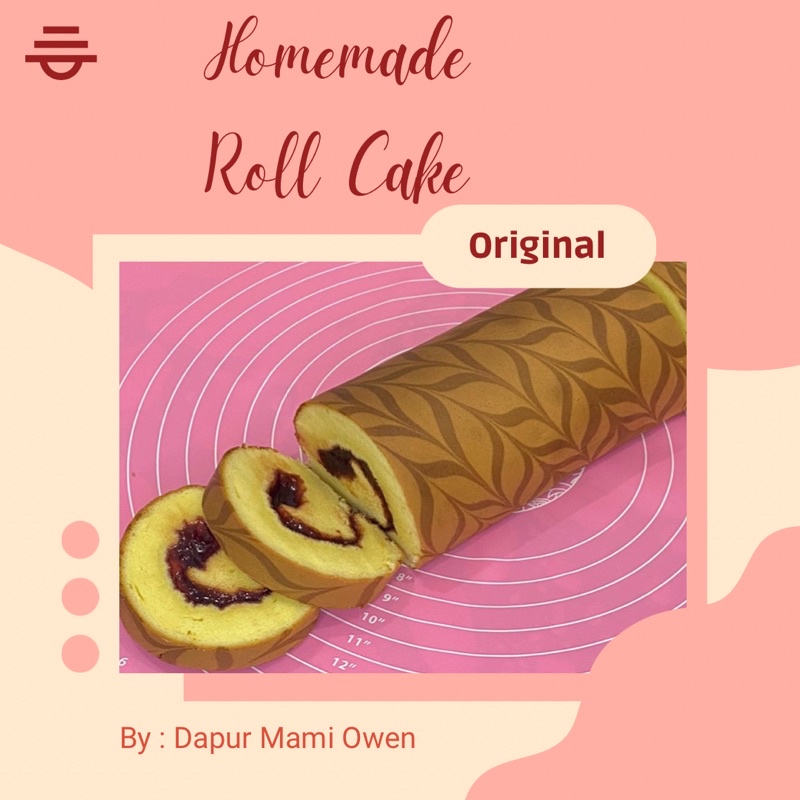 Jual HOMEMADE BOLU GULUNG ROLL CAKE STRAWBERRY MESES COKLAT MOKA KEJU ...