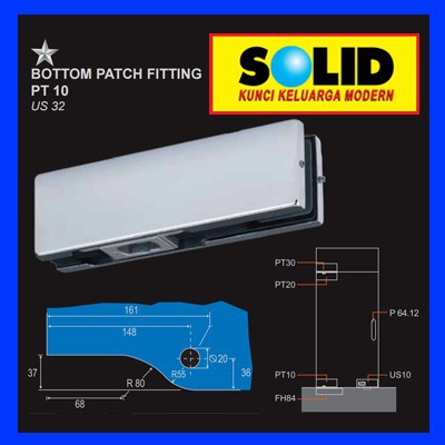 Jual SOLID - PATH FITING SOLID BOTTOM PATCH FITTING PT 10 AKSESORIS ...