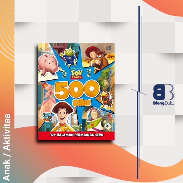 Jual Buku Anak Disney Toy Story 500 Stiker Ori Gramedia Baru | Shopee ...