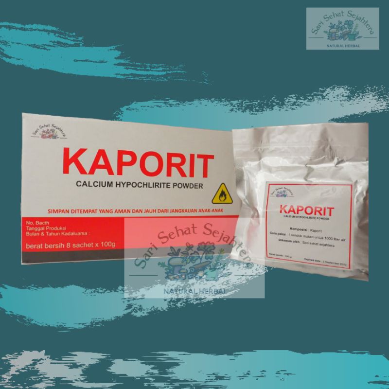 Jual Kaporit Bubuk 100gr Isi 8sachetbox Shopee Indonesia 1228