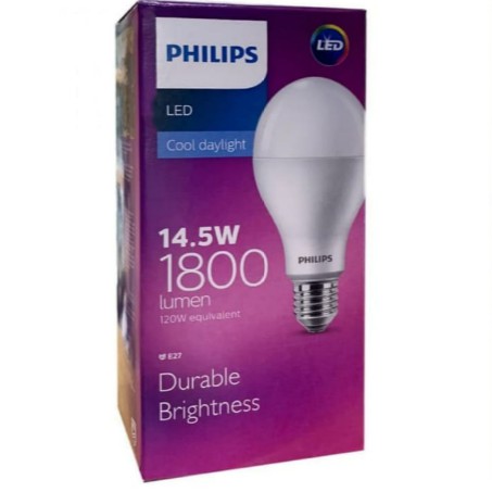 Jual Lampu Philips LEDBulb 14.5 E27 6500K (Putih) | Shopee Indonesia