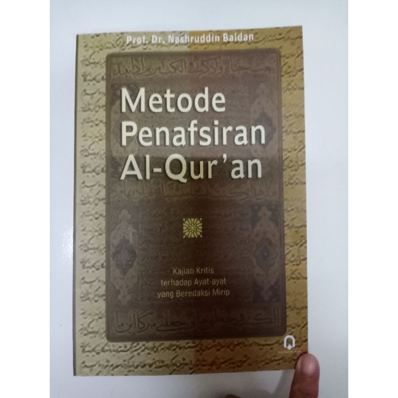 Jual Metode Penafsiran Alquran Nashiruddin Baidan | Shopee Indonesia