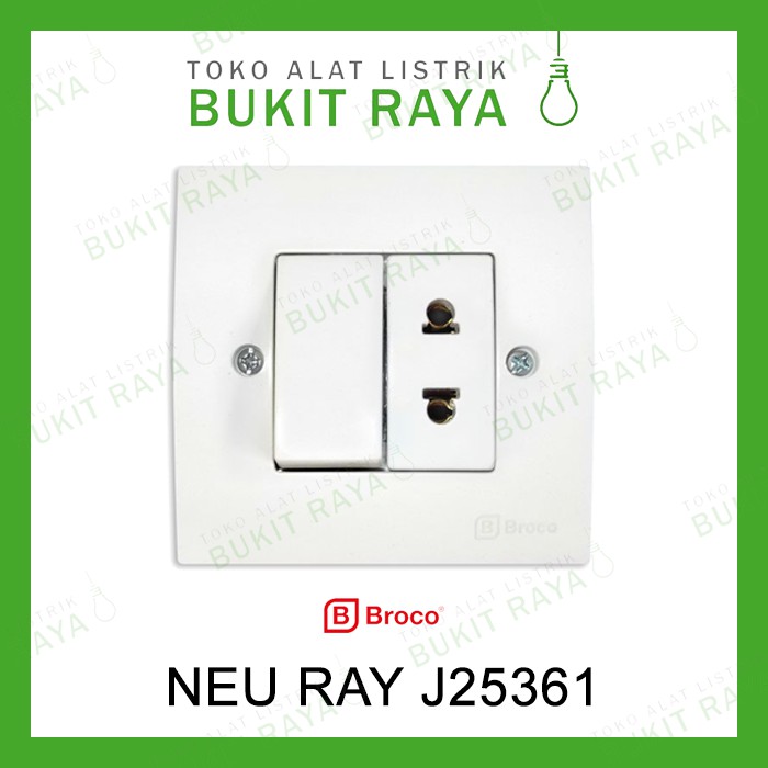 Jual J25361 Broco Neu Ray Stop Kontak Universal dan Saklar Engkel ...
