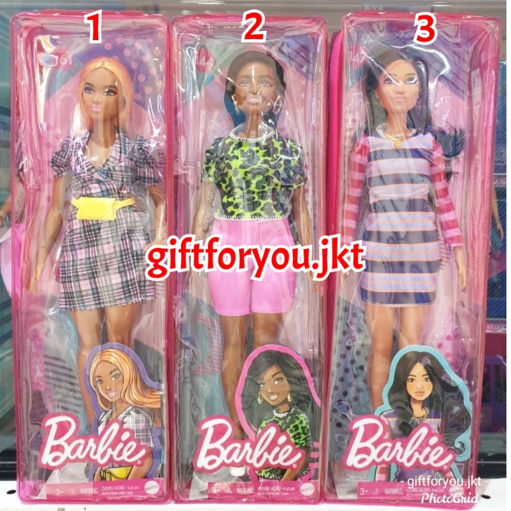 Jual Barbie Fashionistas Doll 144 147 161 Mainan Boneka Perempuan Dress Toy  Aksesoris Figure Original