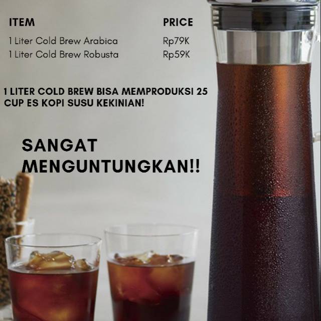 Jual Cold Brew 1 Liter | Shopee Indonesia
