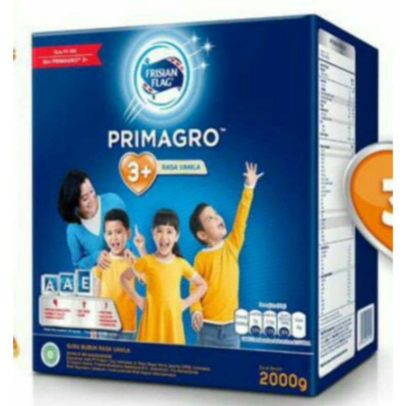 Jual Frisian Flag Primagro 3+ ( 456 ) Madu & Vanila 2000 gr 3000 gr