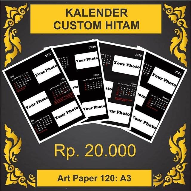 Jual Kalender Dinding Custom | Shopee Indonesia