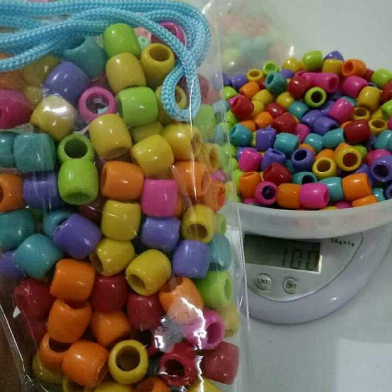Jual Meronce - Manik manik Lubang Besar 1 kg | Shopee Indonesia