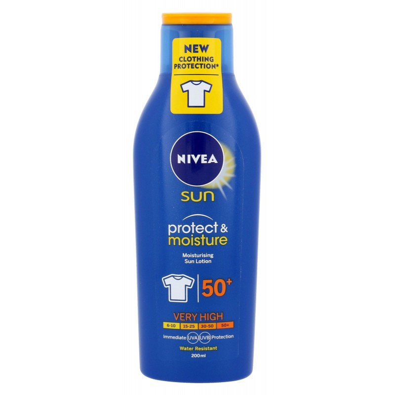 Jual NIVEA Sun Protect & Moisture Sun Lotion SPF 50+ 200ml 200 Ml ...