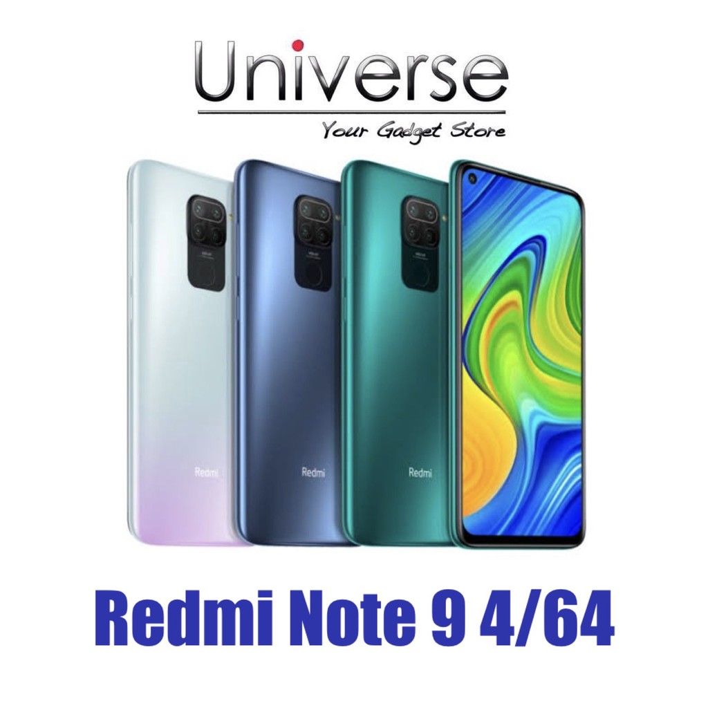 Jual Xiaomi Redmi Note 9 4/64 GB - Garansi Resmi Xiaomi Indonesia TAM ...