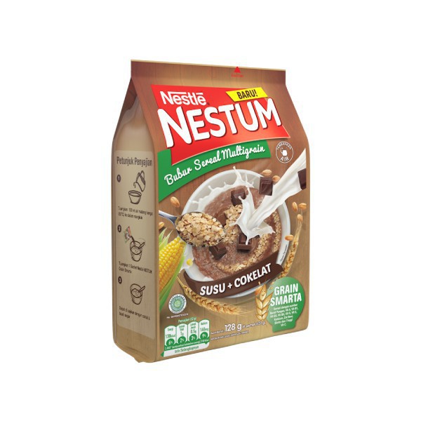 Jual Nestum Bubur Sereal Multigrain Susu Cokelat 4 X 32 G | Shopee ...