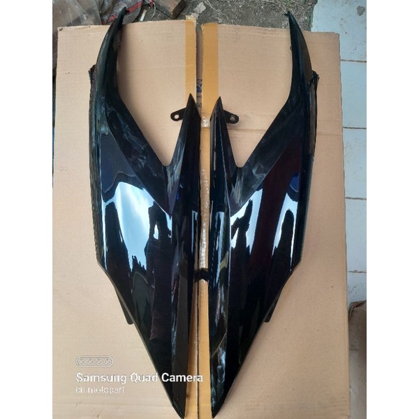 Jual Cover Body Belakang Honda Vario Techno Carbu Hitam Berkualitas