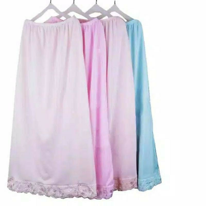 Jual Rok Dalaman Wanita Dalaman Wanita Panjang Androk Under Rok Rok ...