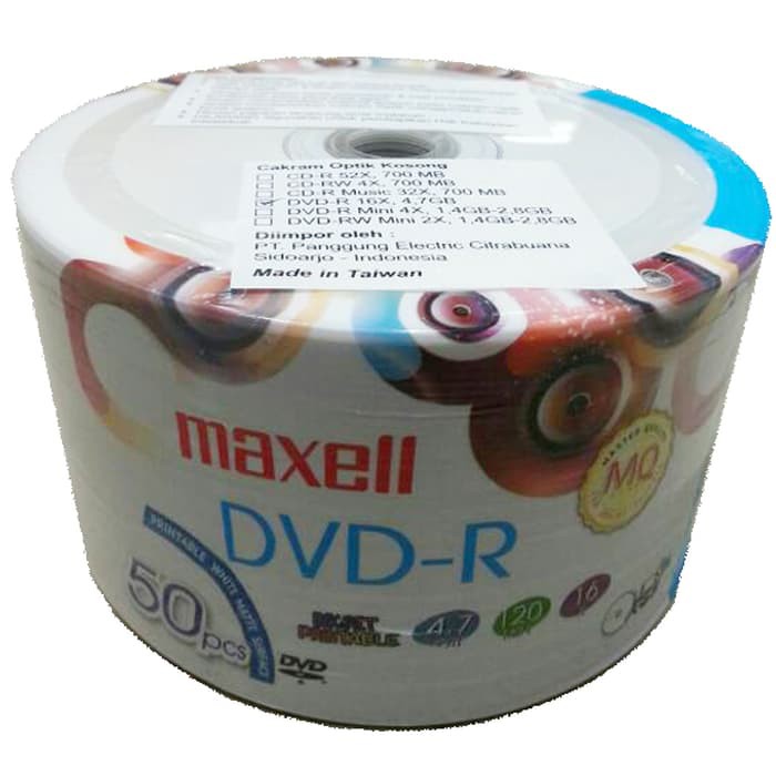 Jual UKRION-dvd r printable maxell-ff | Shopee Indonesia