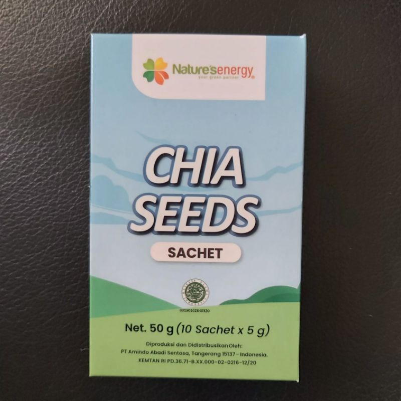 Jual Nature's Energy Chia Seed 1 Box 10 Sachet 5gr Shopee Indonesia