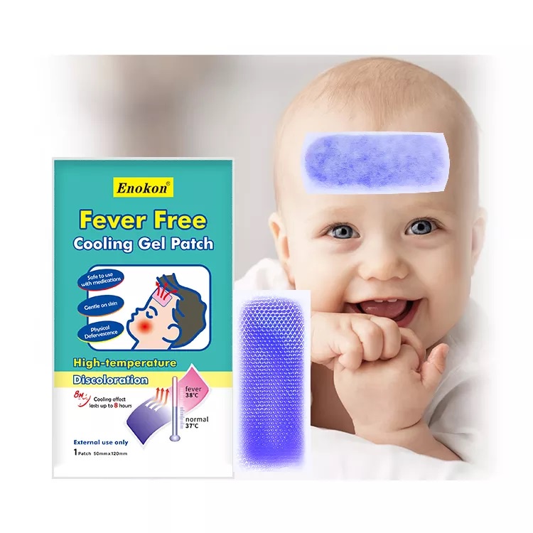 Jual Enokon fever cooling gel patch demam sakit panas anak baby adult